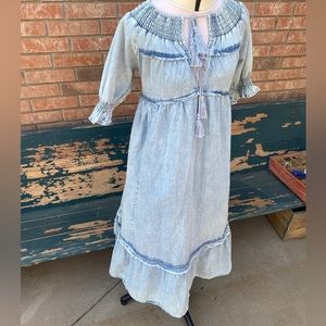 Free People denim dress